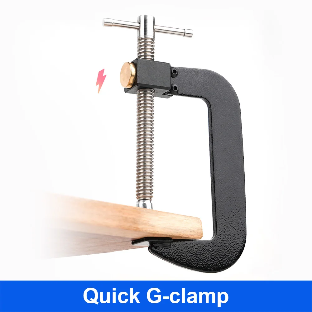 For Quick Clamping 170*95*22mm Heavy-Duty G-Clamp Compact Size Quick Clamp Efficient DIY Tool Clamping Range 0-100mm
