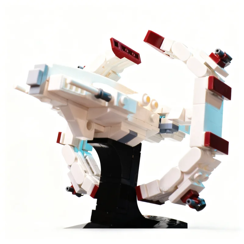 363 детали MOC Space Astero - Фрегат Sisters EVE - Модель EVE Online, строительные блоки, архитектурная игрушка, подарок на Рождество, 3D-конструктор.