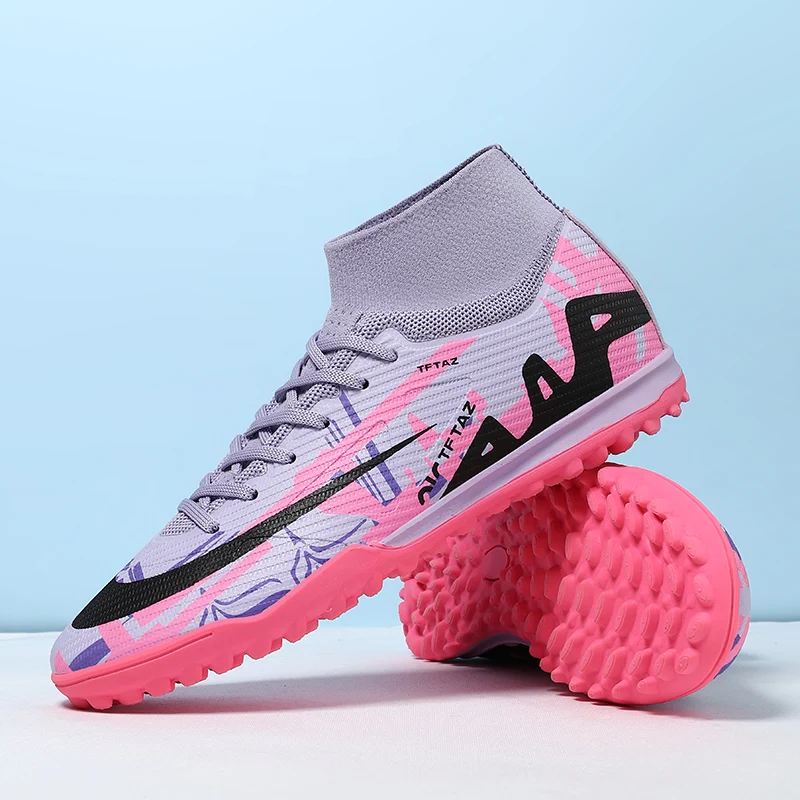 

Men Football Shoes Professional Society Cleats Soccer Shoes Sports Women TF/FG Non Slip Sneaker Original Unisex Football Boots