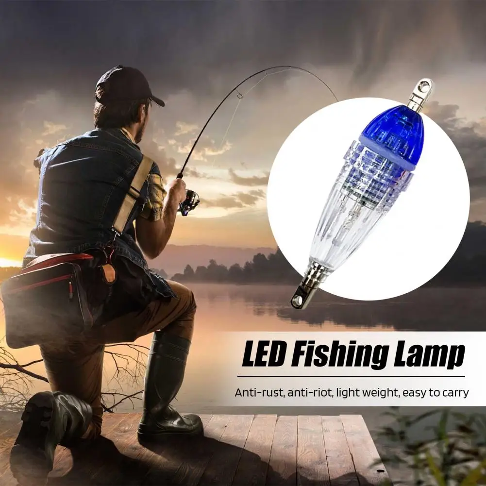 Waterproof Led Fish Light Waterproof Led Fish Luring Light for Fishing Colorful Submersible Lamp for Drop Fish for Gathering