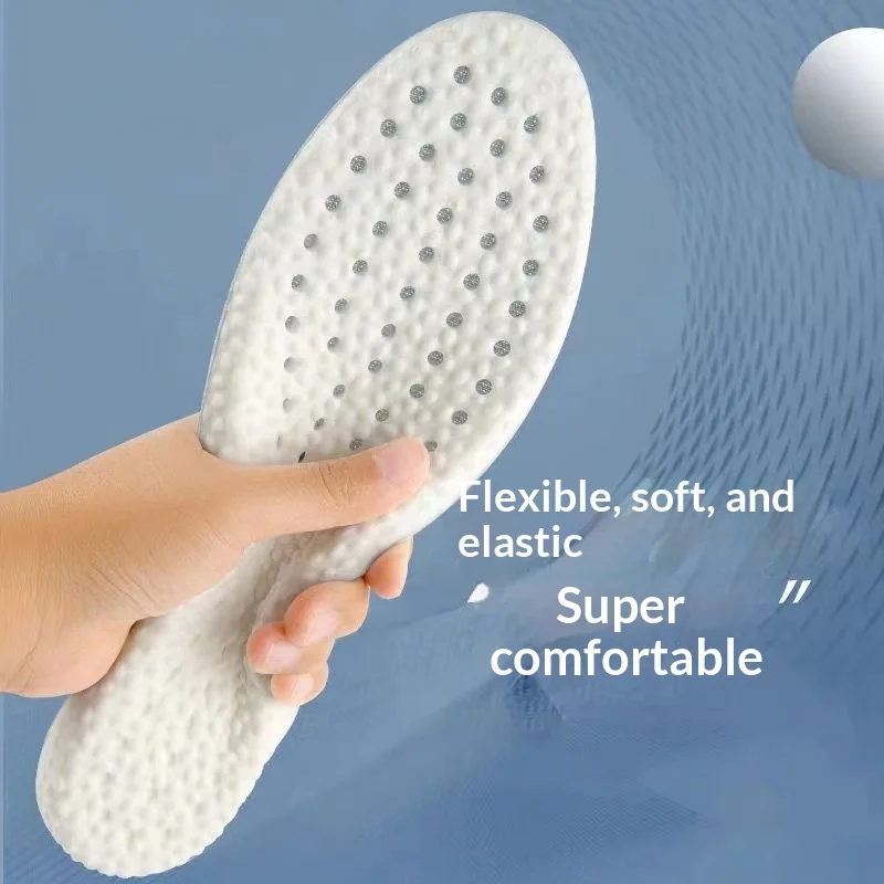 1 Paar Sport-Einlegesohlen für Schuhe, Memory-Schaum-Sohlenkissen, stoßdämpfend, atmungsaktiv, geruchshemmend, orthopädisches EVA-Softpad – Detail 6