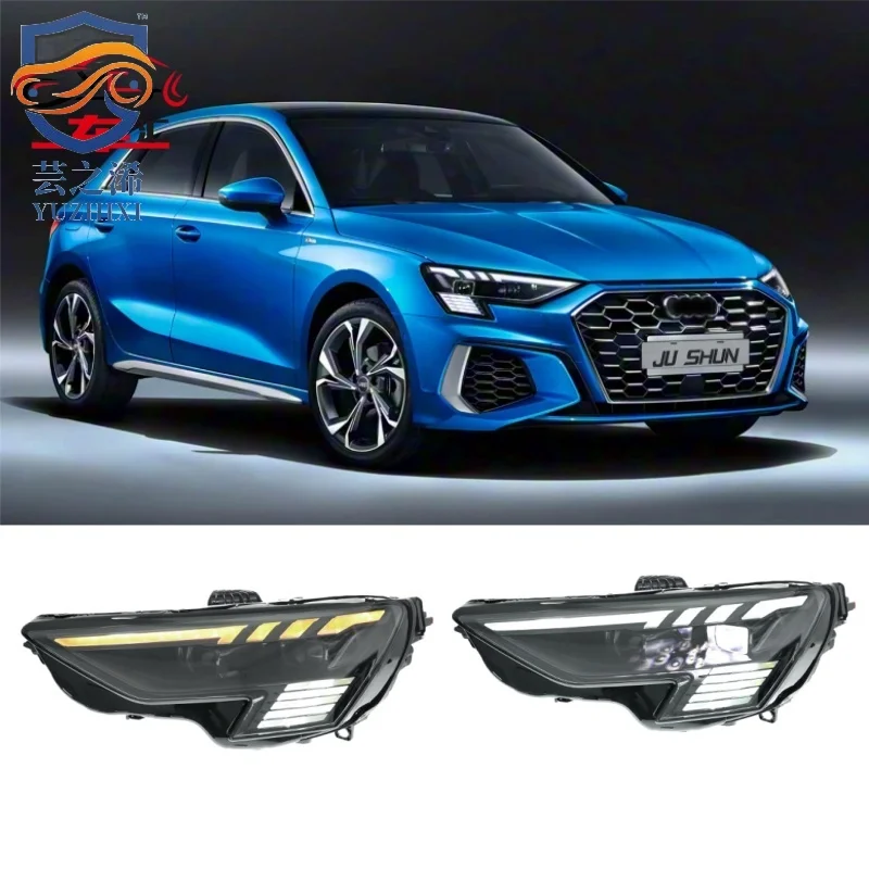 

XCH For 2021-2024 Audi A3 Headlight assembly Upgraded high-spec LED projector headlights and daytime running lights
