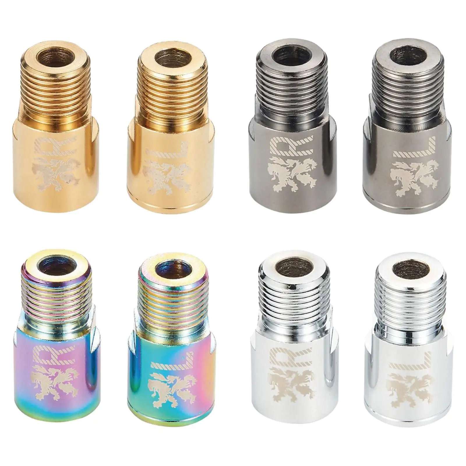 

2x Bike Pedal Extenders Pedal Chrome Molybdenum Steel Accessories for Street