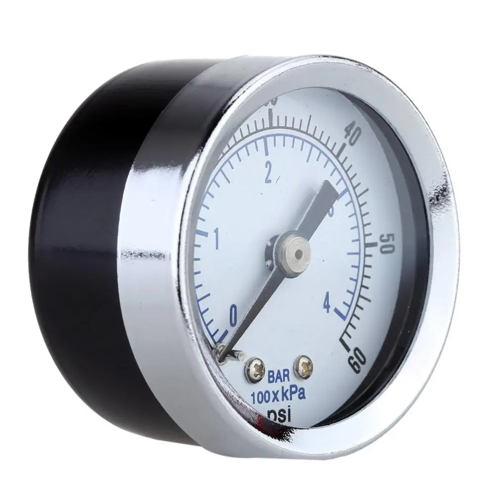 

Pressure Gauge Easy to Read Compressed Air Compression Number Markers Dual Scale BAR Accurate Heavy-duty