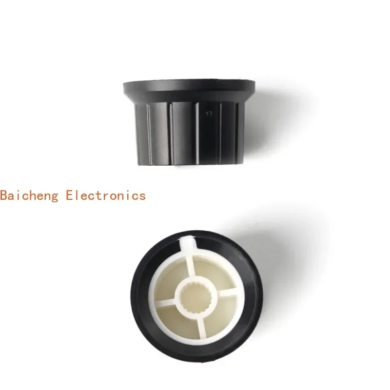 10PCS 24*15mm Potentiometer Knob Cap Flower-axis Volume Control Knobs white for Encoder