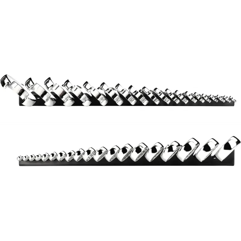 19-Piece(1/4-1-1/4 in.)Rack Combination Wrench Set with Rack| WCB91102