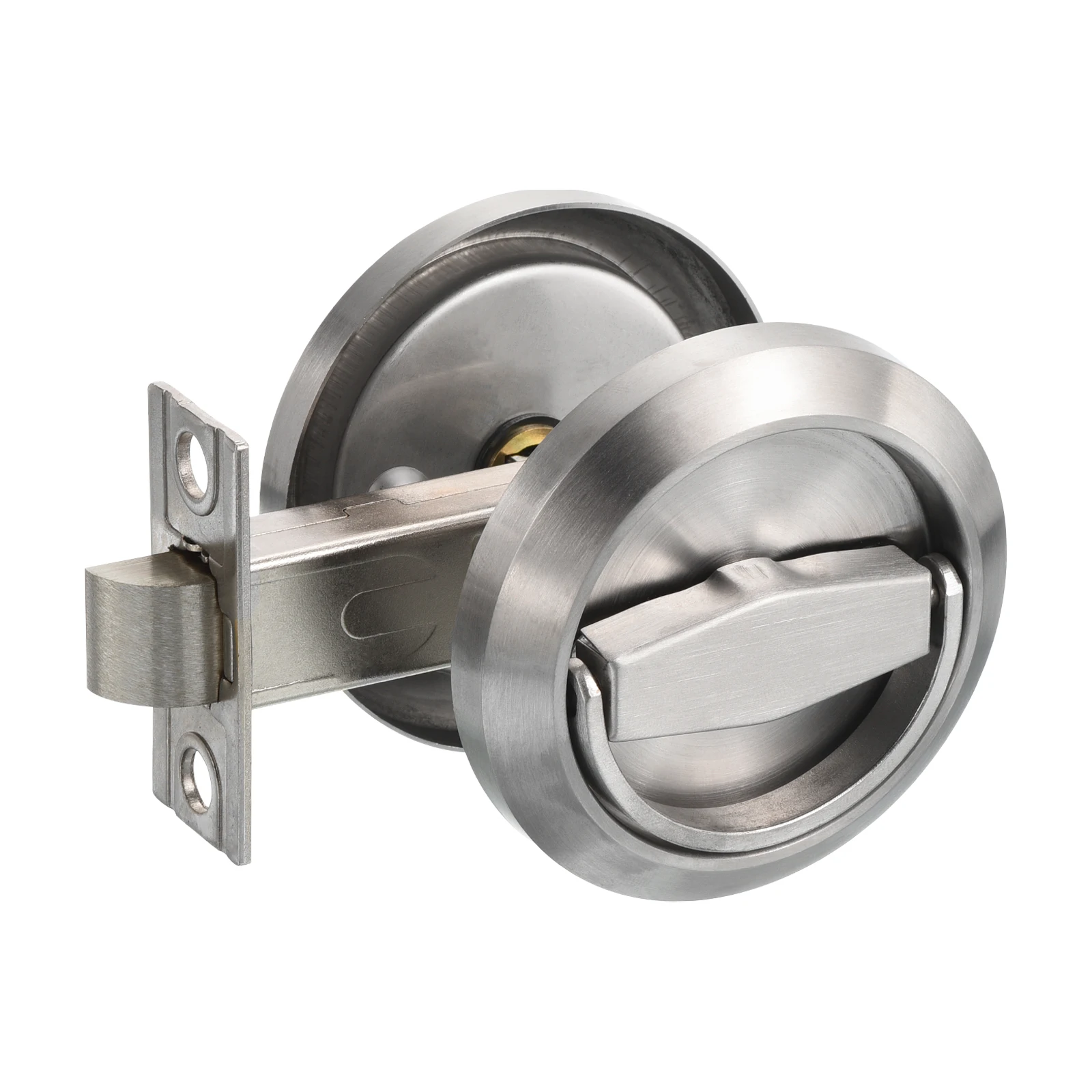 

Round Recessed Door Lock for 35-55mm Door Panel Stainless Steel 304 Hidden Recessed Cup Door Handle Furniture Pulls Latch Knob