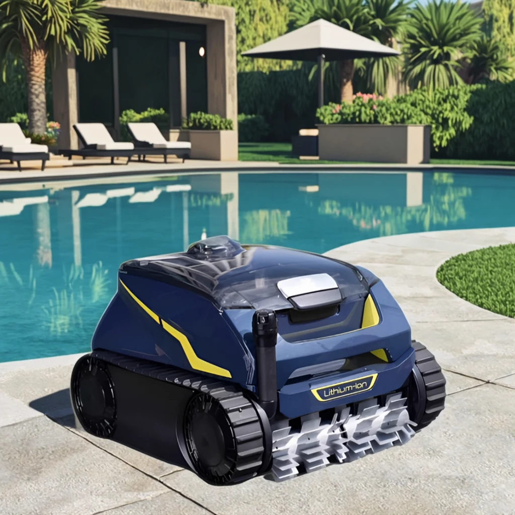 Airo Automatic Swimming Pool Cleaner Robot Filter High Efficiency Plastic Handle In-Ground Above-Ground Hot Tub Pools