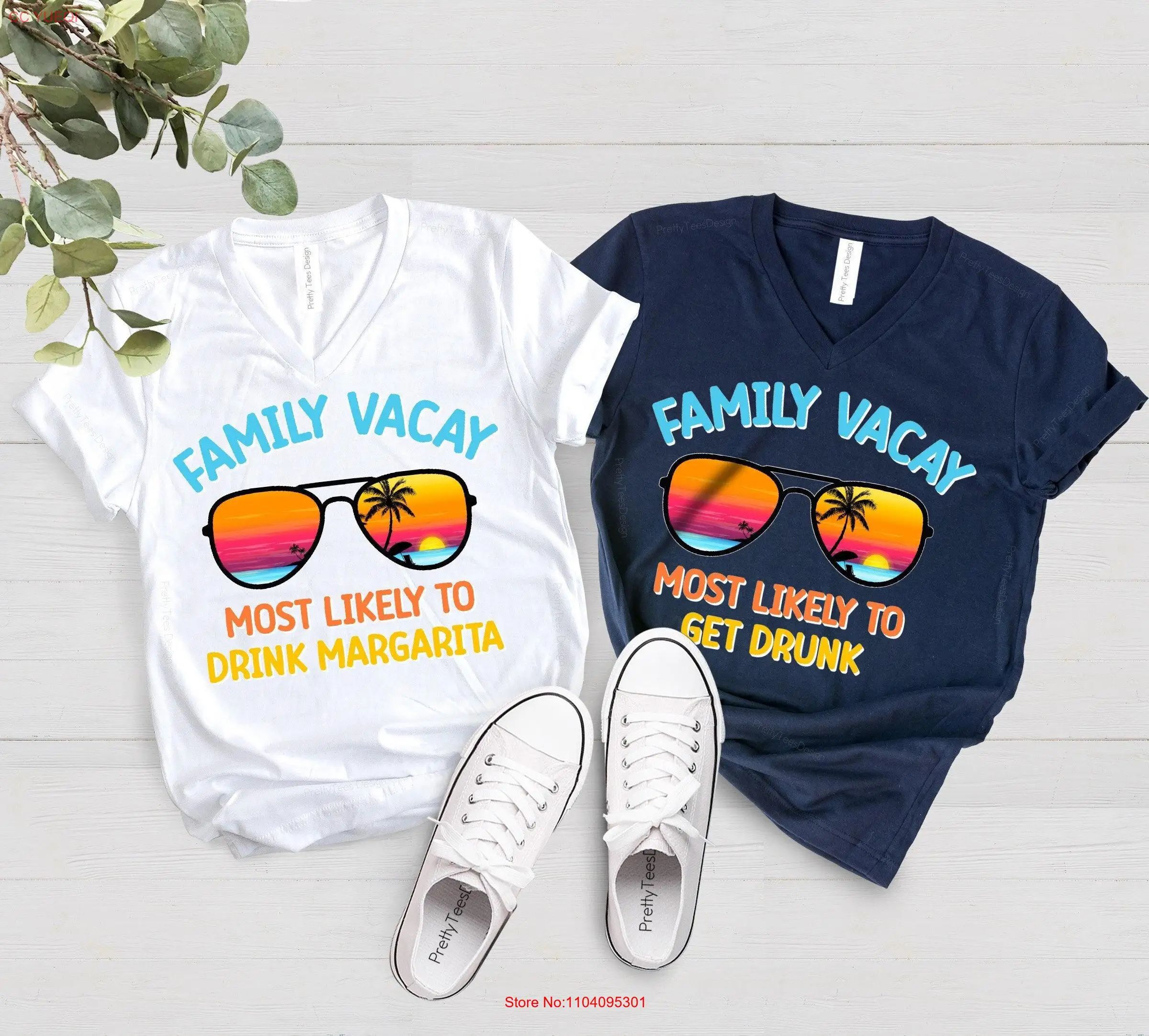 Family Vacation T Shirt Summer Travel Matching Cruise Beach Trip long or short sleeves