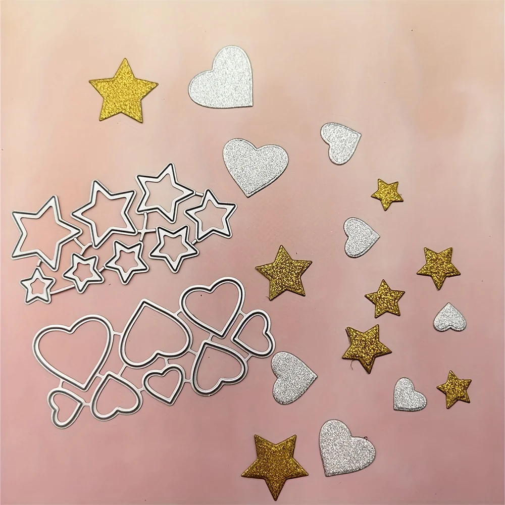 Love Star Spitze, Scrapbooking, Stanzformen, Grußkarte, Karbonstahlform, Basteln, Stanzungen, Neuankömmling, Stempel und Stanzformen 2024