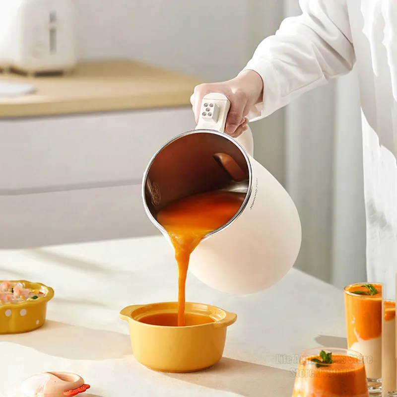 Joyoung DJ12G-D545 elétrica máquina de leite de soja 220v casa liquidificador alimentos misturador multifuncional 1300ml extrator aço inoxidável