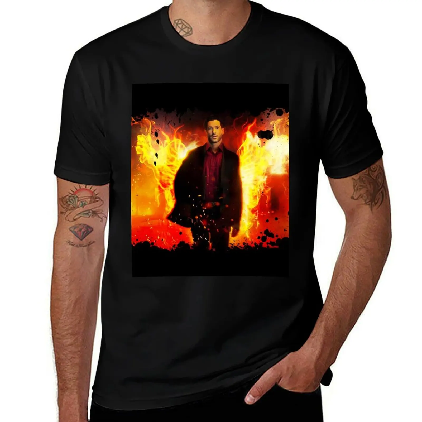 

LUCIFER T-Shirt anime t shirts for man t shirt custom print