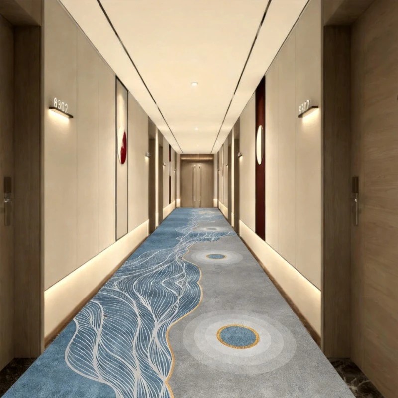 

Modern Long Corridor Carpet Light Luxury Abstract Runner Carpets Home Living Room Hallway Floor Mat Room Doorway Hall Decor Rugs