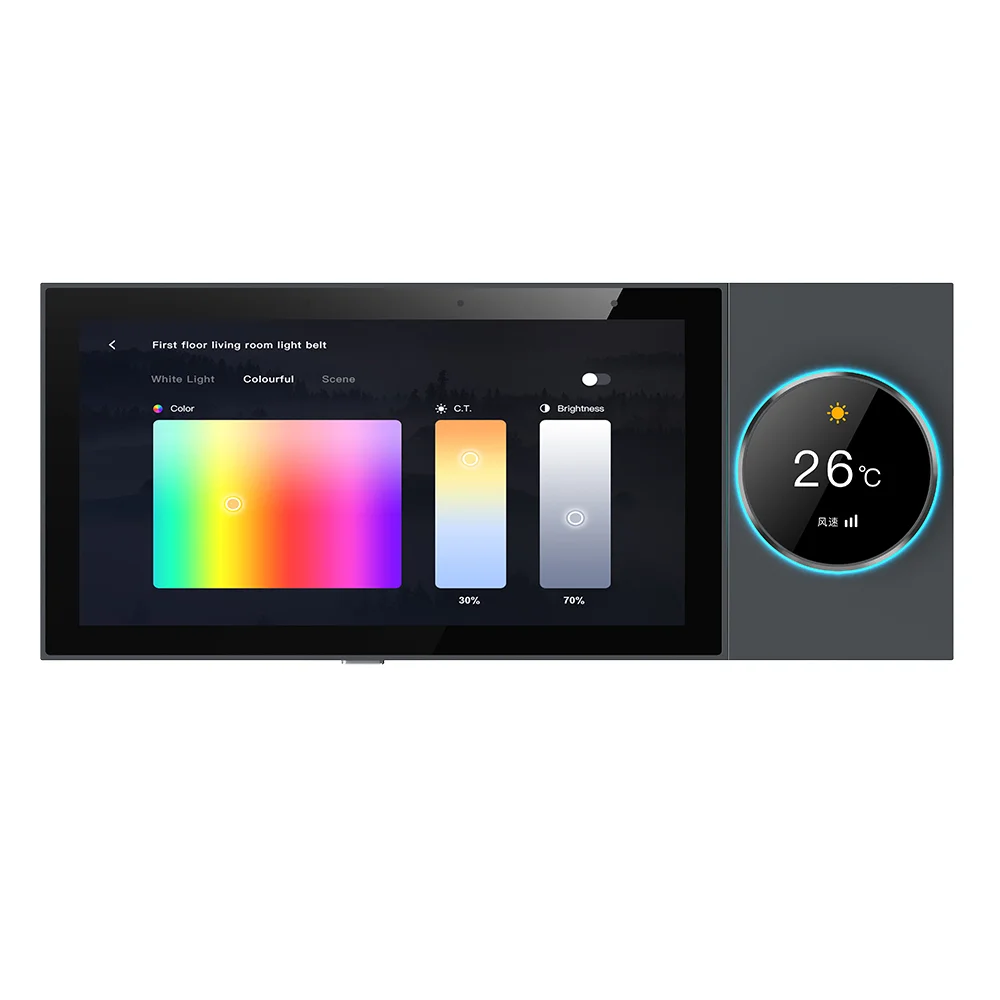 Q7 Tuya Smart 7-inch IPS Android Home Video Music System Multifunctional Hotel Voice Music Electronic Control Center Controller