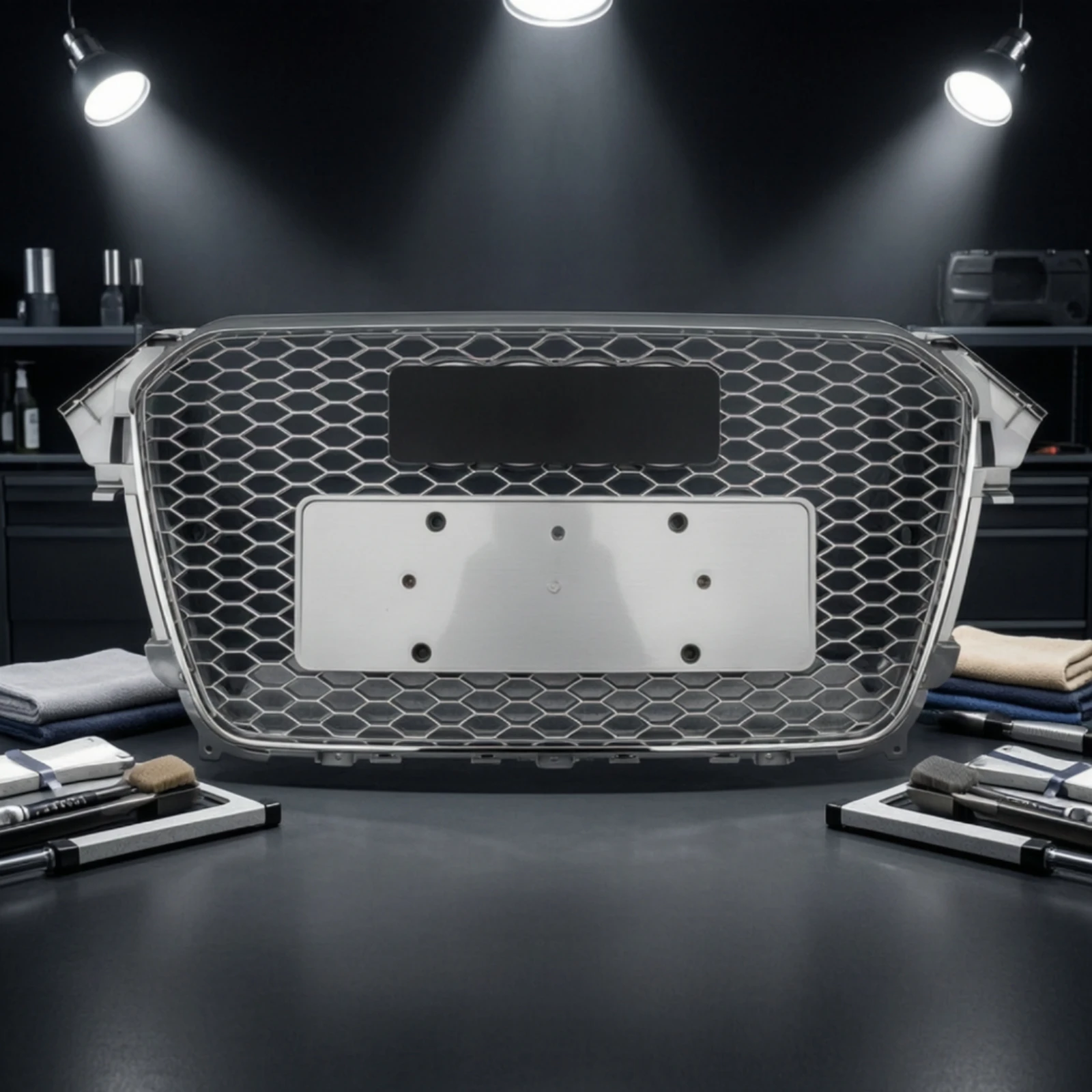Honeycomb Grille Direct Fit Mesh Grille Auto Part Sporty Long-Lasting