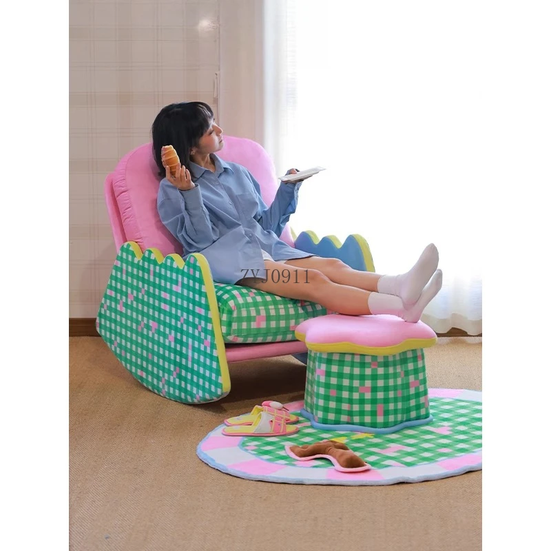 Kleiner Hocker Pudding Wohnzimmer Fußhocker Wickelschuhe Sofahocker