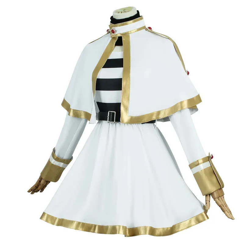 Hemixush Frieren at the Funeral Cosplay Frieren Costume Party Uniform Full Set Kawaii Suit