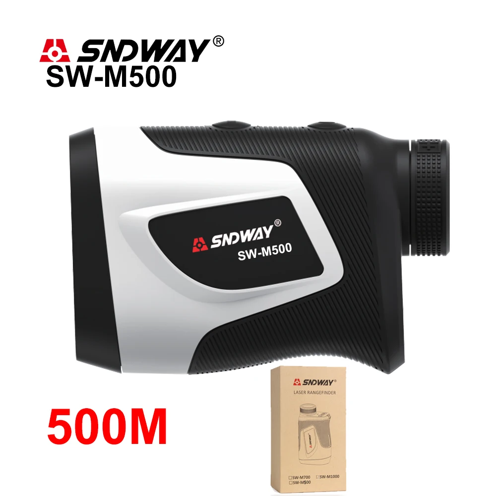 

SNDWAY Monocular telescope Laser rangefinders 500m 700m Distance Meter 6X Speed Tester Designed for Golf Sport, Hunting, Survey