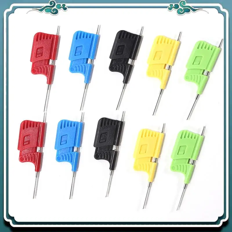 1Set Chip Universal Test Hook Bios Burn-In Clips Solder-Free DAD Wire Sdk08 Double Hook Ic Logic Analyzer Clips