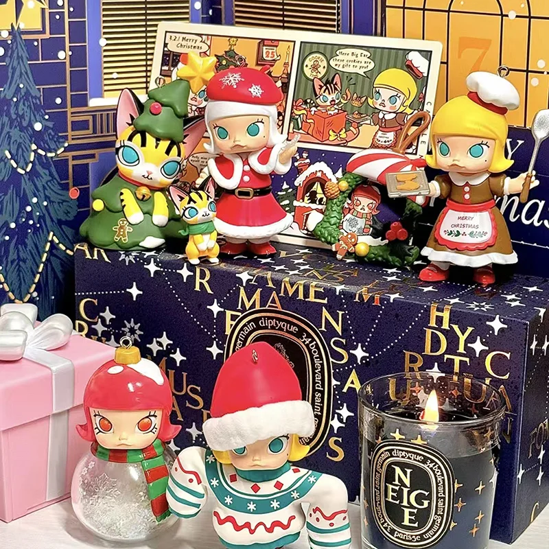

POP MART MOLLY Castle Miracle Box Series Trendy Blind Box Toys Mystery Box Mistery Action Figure Surprise Model Birthday Gift