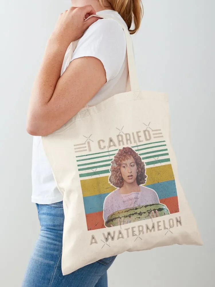 

I Carried A Watermelon Vintage Tote Bag Canvas bag for women custom canvas bag shopping trolley Shopper handbag