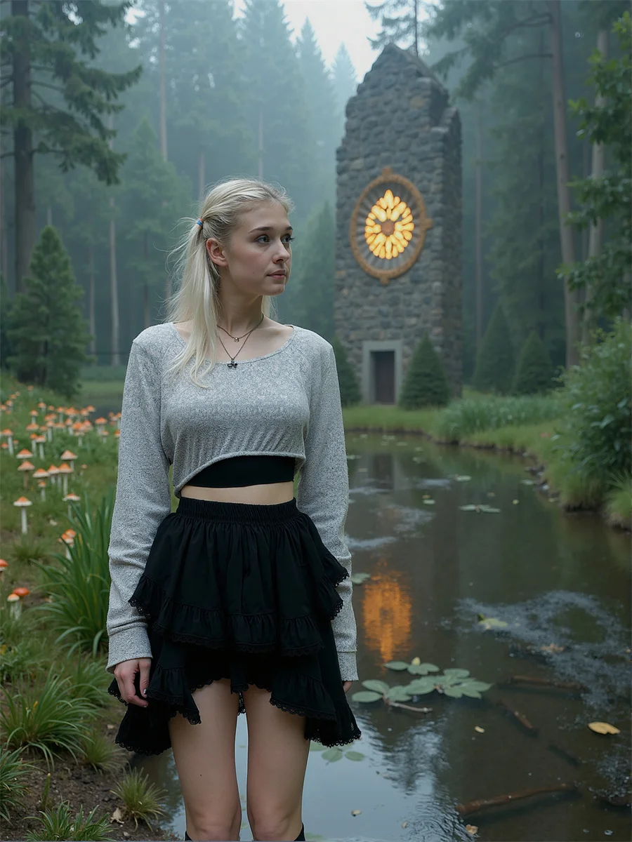 

Мини-юбки с оборками, черно-белые женские хлопковые лоскутные плиссированные сетчатые рюши с многослойной талией, универсальные, удобные, художественные, милые