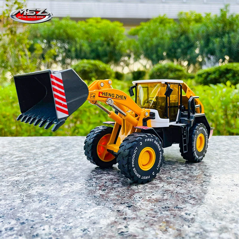 

MSZ 1:50 Volvo HD Articulated Drum Roller Excavator Engineering Vehicle Alloy Manufacturing Model Collection Kids Toy Gift