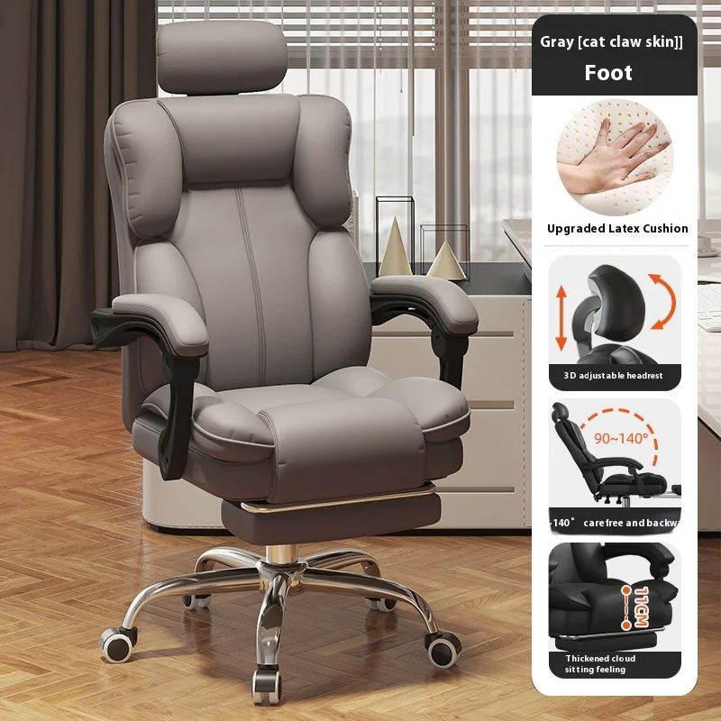 

Desk Chair Ergonomic Chairs for Living Room Chaise Gaming De Bureau Baby Eating Chair on Wheels Furniture Magalu Homcom