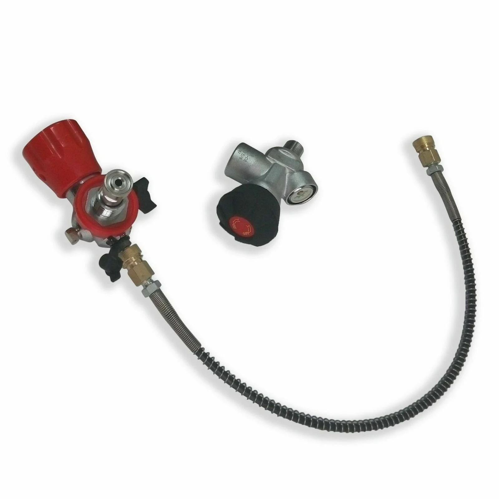 Stacja napełniania wysokociśnieniowa ACECARE 30Mpa do cylindrów SCBA do nurkowania, włókno węglowe, gwint M18*1.5