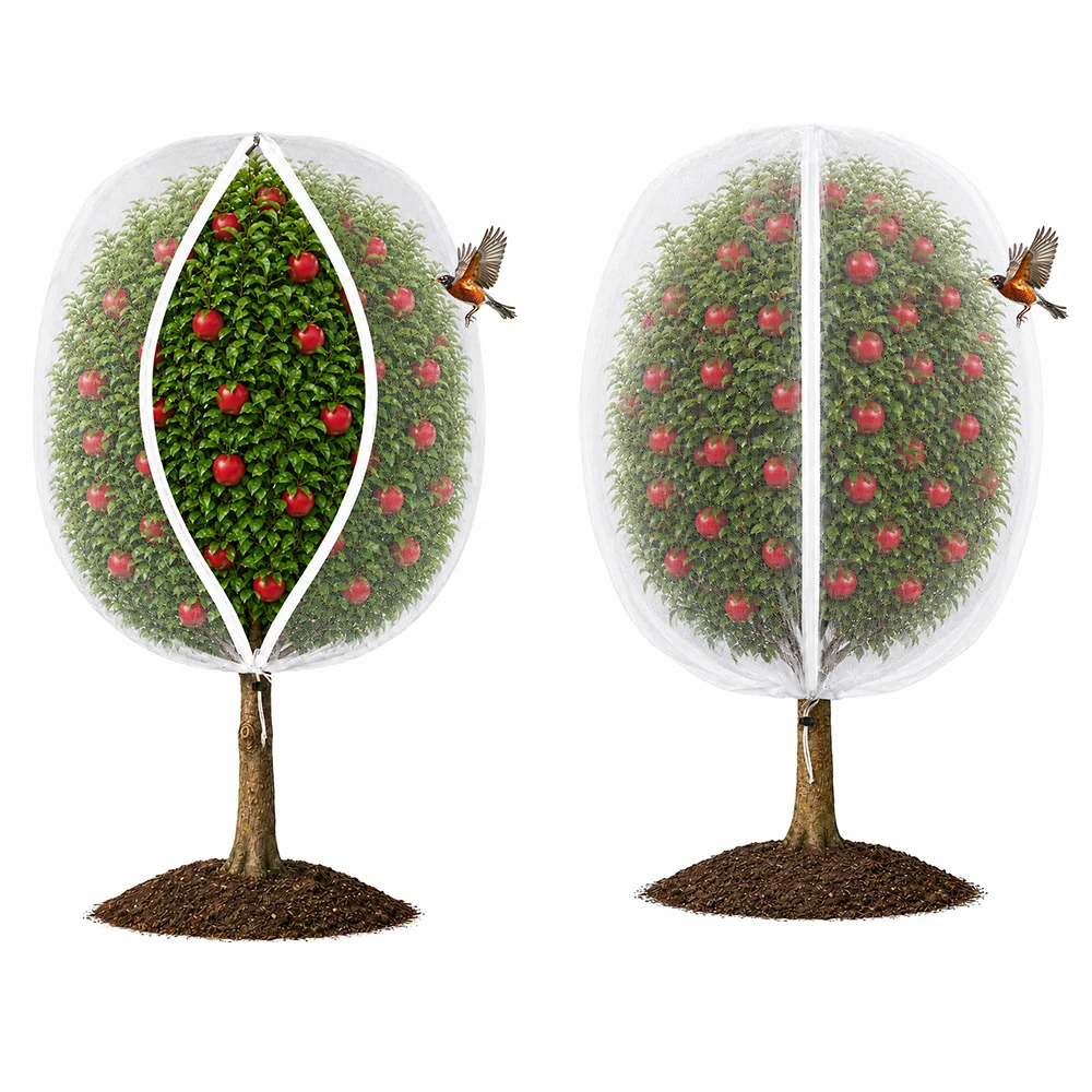 rede-de-protecao-extra-grossa-para-jardim-com-cordao-e-ziper-protecao-contra-insetos-e-passaros-para-frutas-citrinos-flores-material-pe-2-pecas