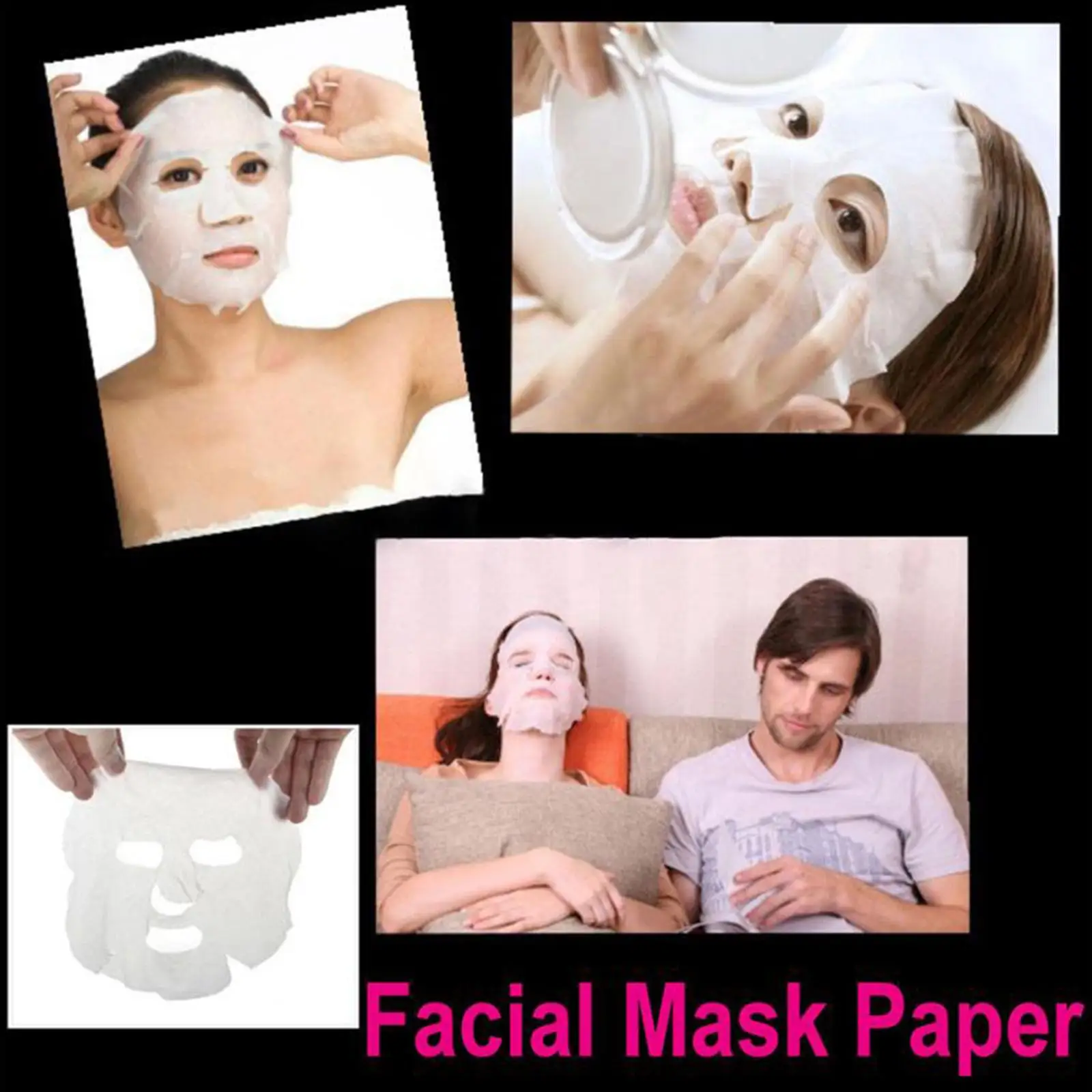 30/50 stücke Komprimierte Gesichtsmaske Tragbare Reise Vlies Gesichtsmaske Hautpflege Baumwolle Gewickelt Masken Papier Baumwolle Gesichts Handtuch – Detail 6