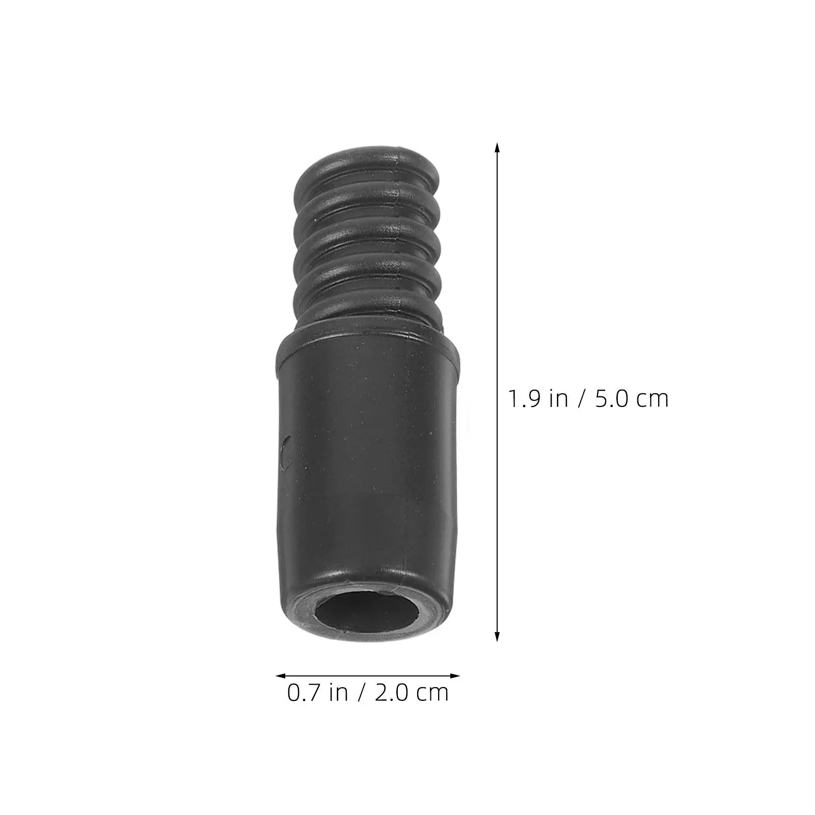 4Pcs Plastic Threaded Handle Tips Broom Handle Threaded End Replacement for Mop Poles Extension Poles Household Commercial