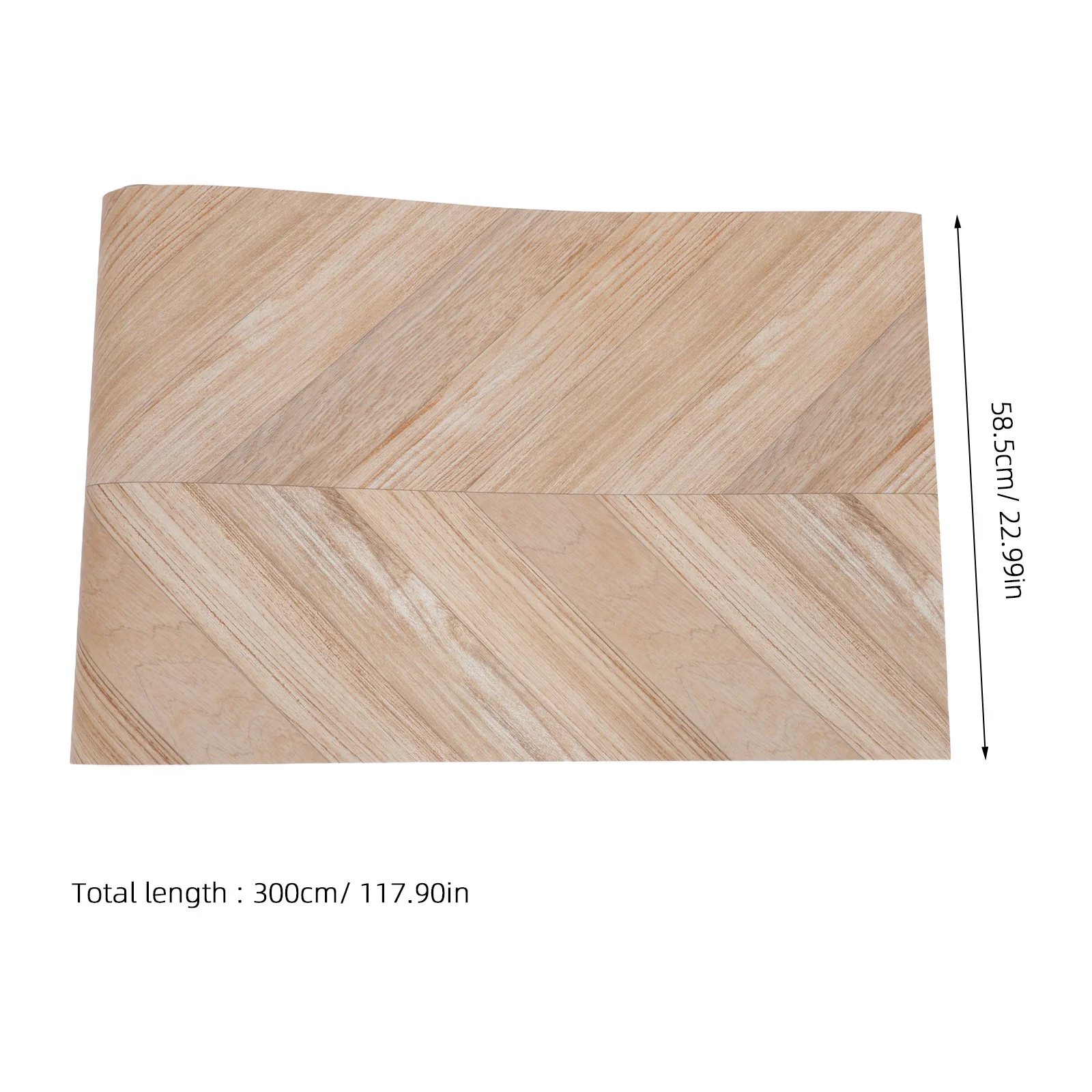 Adesivos autoadesivos para piso, 9,8 pés x 23,5 polegadas, casca de grão de madeira, piso de vinil para decoração interna, piso de pvc