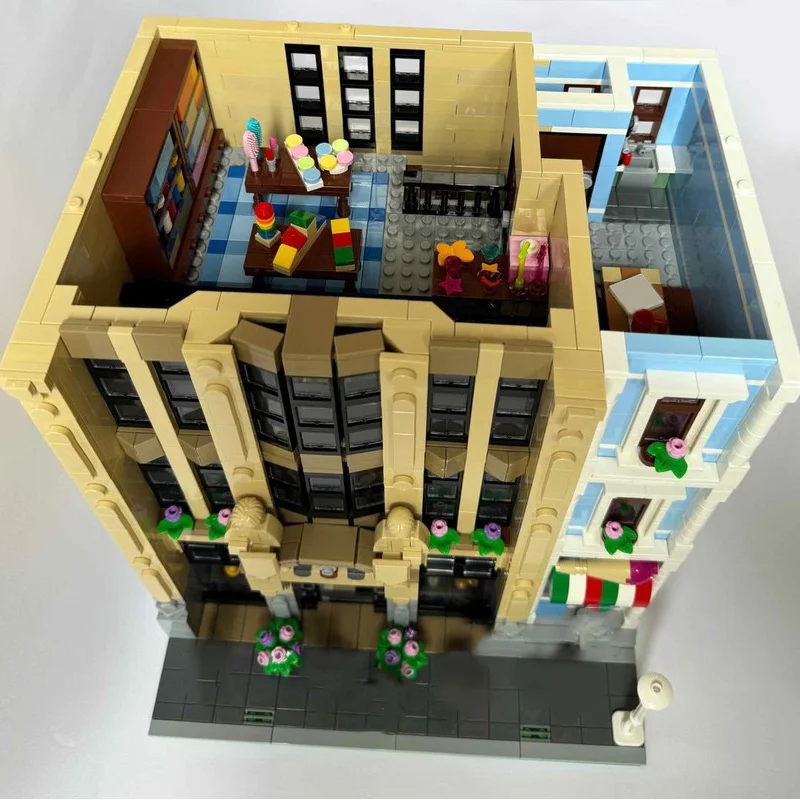 4309 pçs moc loja de brinquedos edifícios modulares blocos de construção adolescente haste educacional construção plástico brinquedo natal presente