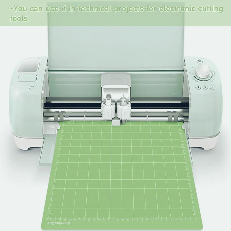 แผ่นฐานเครื่องแกะสลักแผ่นรองตัด12X12นิ้วสีผสม3ชิ้นสำหรับ cricut/Cameo Silhouette แผ่นฐานตัวตัดพล็อตเตอร์4