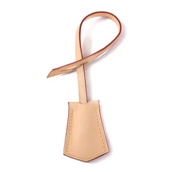 Clochette Real Leather Vachetta Calfskin Key Bell Leather Cover Hanging Name Tag Customization Hot Stamp Service