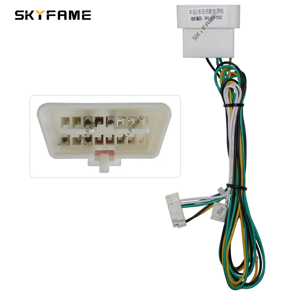 SKYFAME Android Radio Cable CAN-Bus Adapte OBD Wiring Harness Connector Plugr for Ford GM Hyundai KIA Car Stereo Head Unit