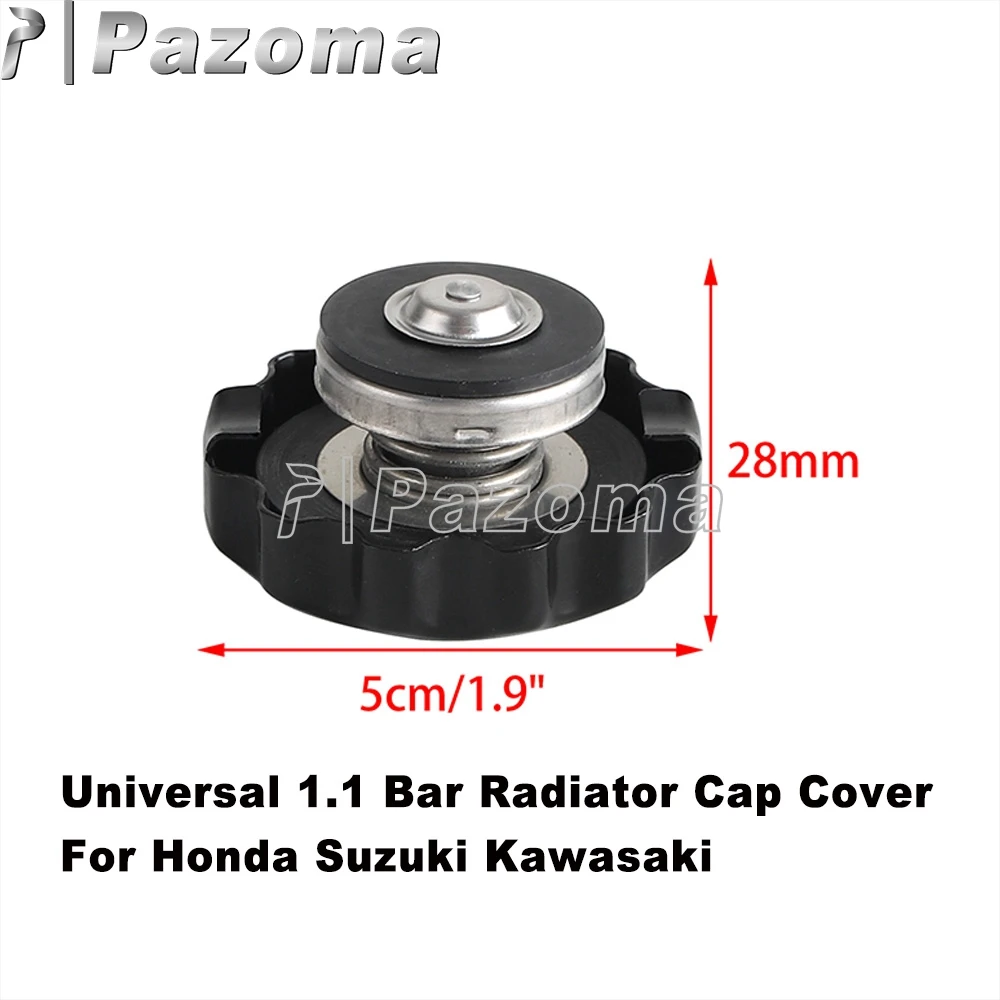 Radiator Cap Motorcycle 1.1 Bar Radiator Cover For Suzuki GSX-R RM RV SV TL Honda CB 50 100 200 450 500 600 650 900 CBF Kawasaki