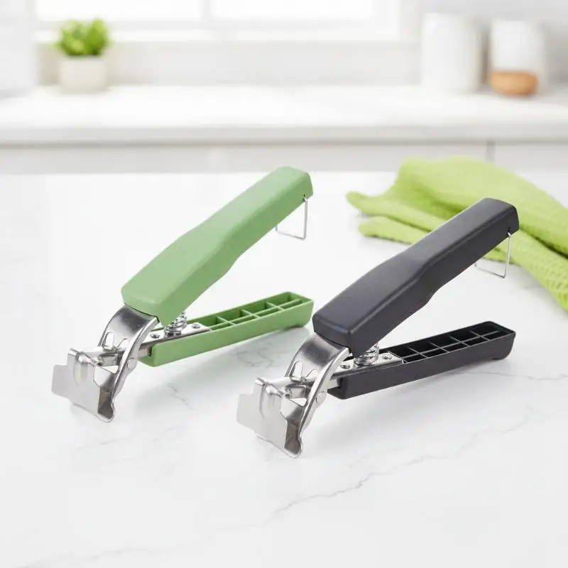 Stainless Steel Hot Bowl Gripper Non Slip Heat Resistant Handle For Kitchen Cooking Lifting Hot Dishes Safely