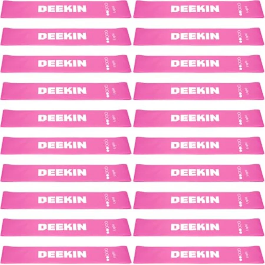 20 Pcs Resistance Bands Loop Exercise Bands Elastic Drag Rings for Home Fitness Gym Yoga Workout Equipment Black