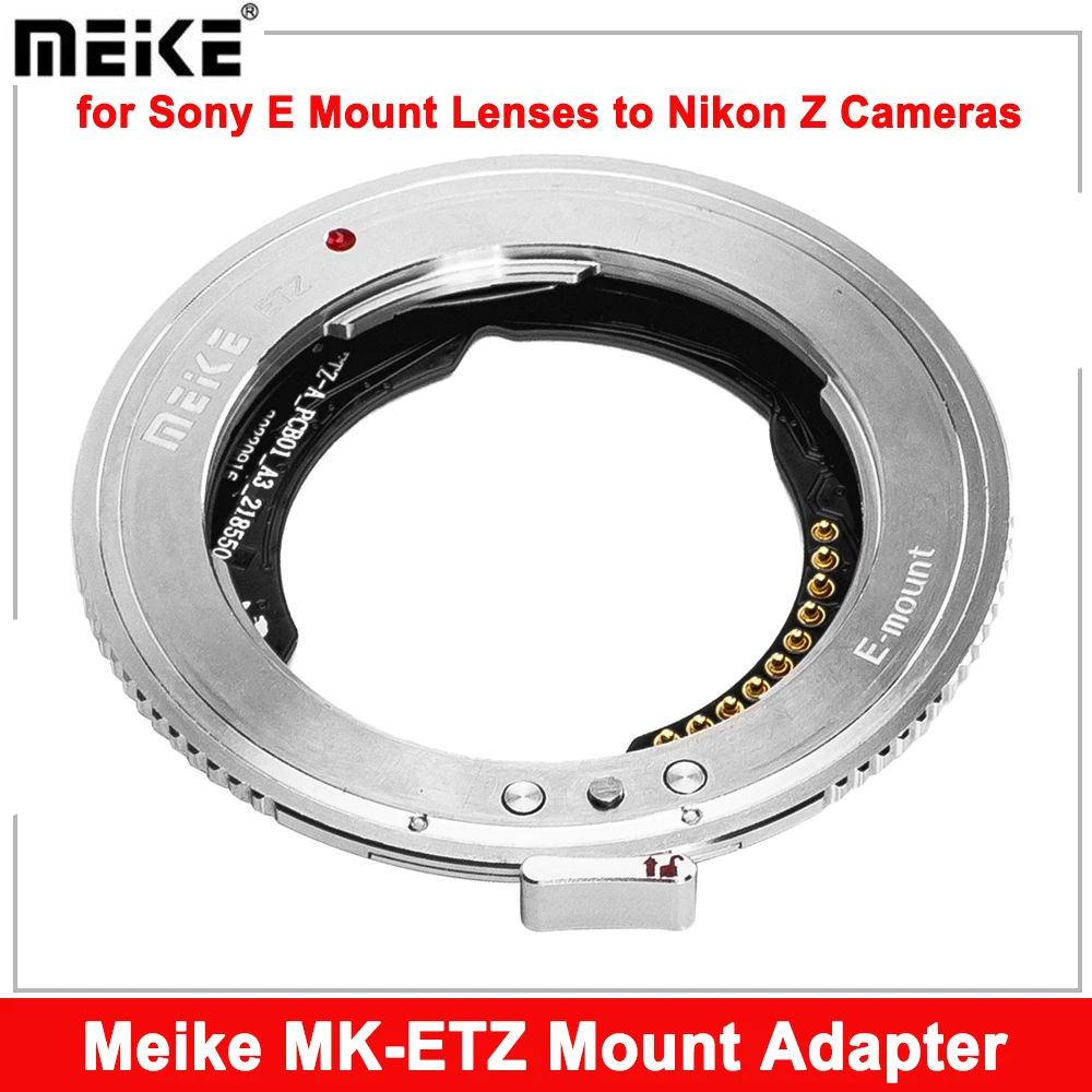 

Meike MK-ETZ Mount Adapter for Sony E Mount Lenses to Nikon Z Cameras