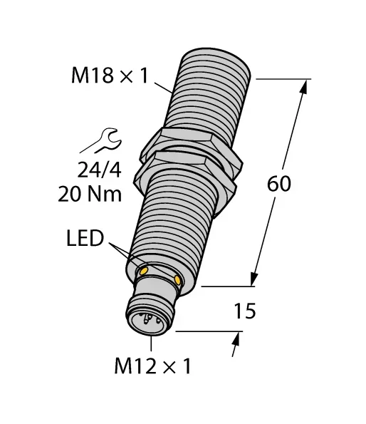 RU40U-M18E-2UP8X2-H1151 Ultrasonic PPS Ranging Displacement Distance Sensor Proximity Switch
