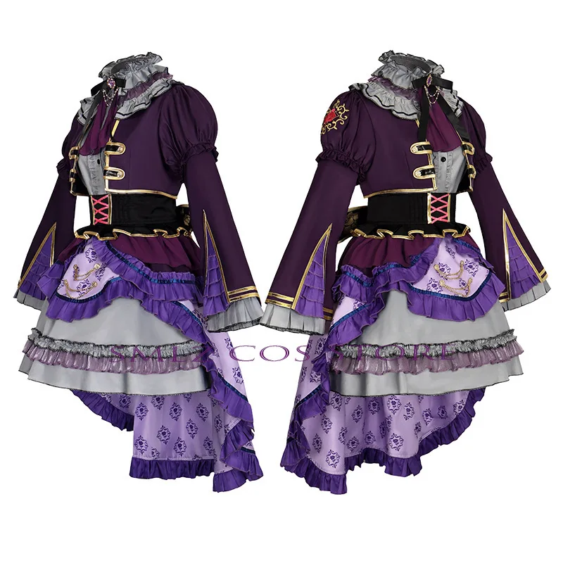 BanG Dream! Костюм для косплея Roselia Lolita |   Полный комплект сценического костюма и реквизита для женщин на Хэллоуин 2026
