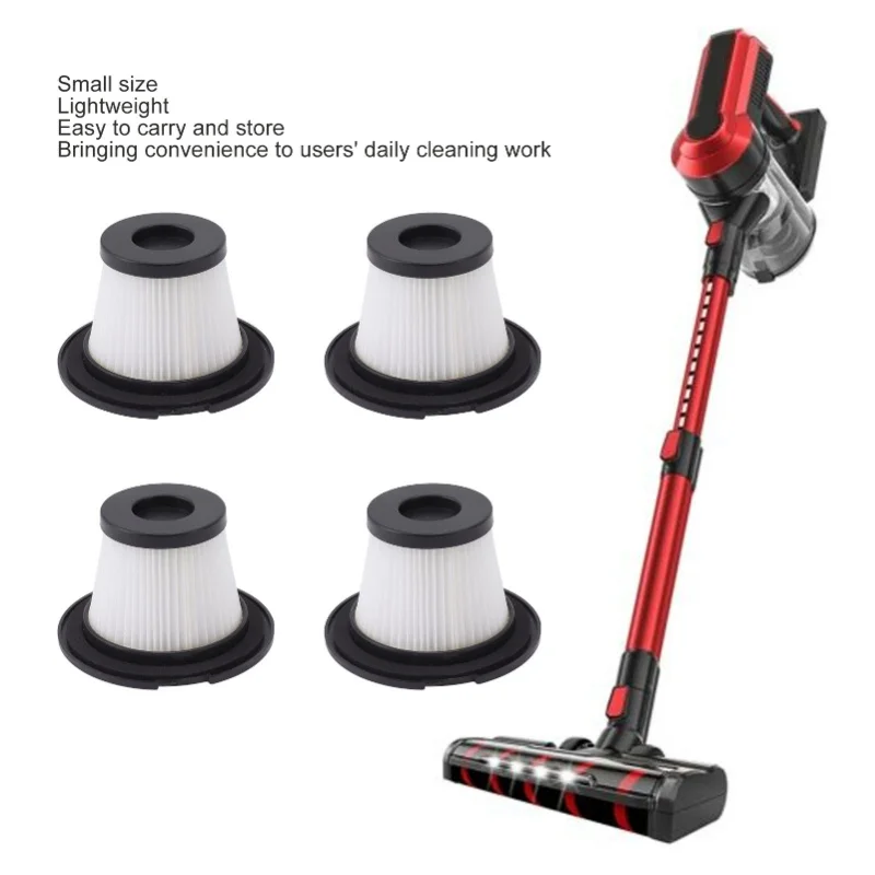 4 шт. сменные фильтры для пылесоса моющийся вакуумный фильтр съемный фильтр для пылесоса аксессуар для K17 для N6s N6