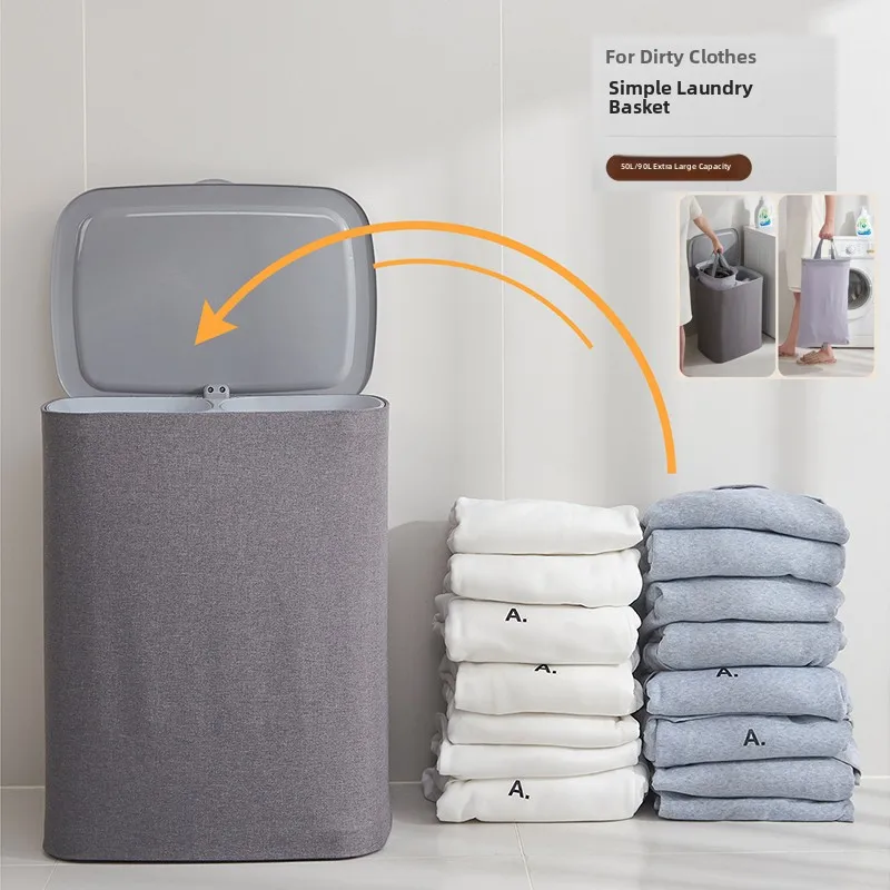 

Large Size Batoom Dir Clothes Basket Staing Home Use Laundry Hamper Classin Clothes Storage Wier Basket