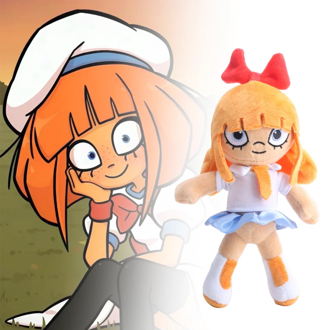 Kawaii Mymy Plush Toy The Orange-haired Girl Plush Doll Cartoon My Dutch Plush Anime Related Characters for Fans Kids Home Decor