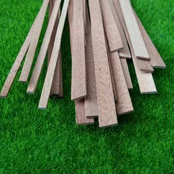 Ship Model Covered with Sapele Wood Slats, Solid Wood Boards Building Blocks, Diy Handmade Model Materials Wood Strip