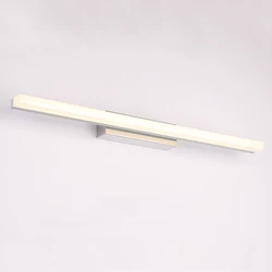 40cm 50cm LED Wall Lamp Bathroom Mirror Light Indoor Home Hotel Decors Acrylic Super Bright Long Strips Wall Mirror Lights