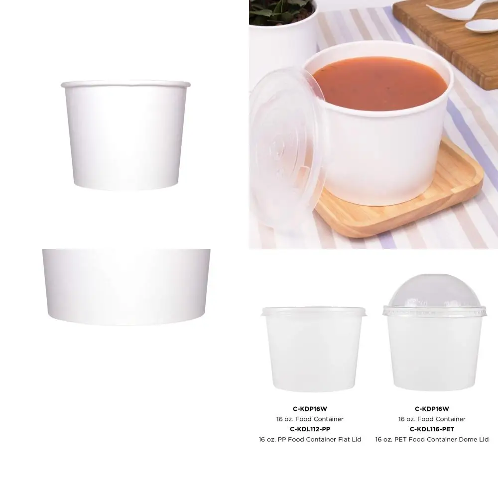 

Large 16oz Soup Bowls - 1000 Count, Perfect for Serving Hot or Cold Food, Ideal for Soups, Noodles, Pasta, Snacks in White