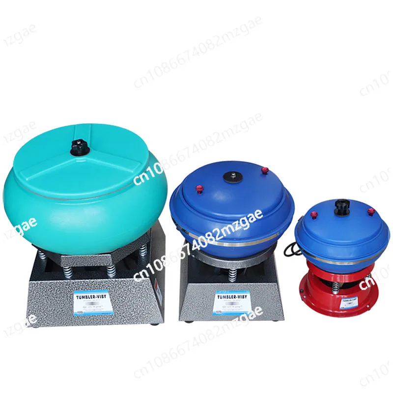 12 Inch Vibratory Tumbler, Jewelry Vibration Polishing Bucket Burnishing Grinding Rock Polishing Drum Machine Making Tool